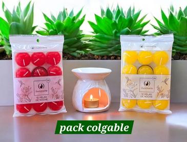 Velas De Noche x 12 Unid. Aromanza