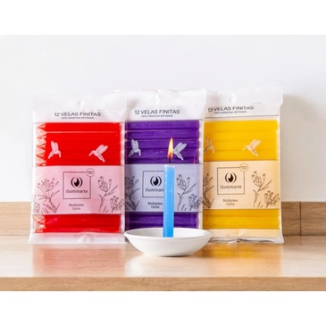 Venta por Mayor y Catalogo Velas Finitas x 12 Unid. Aromanza