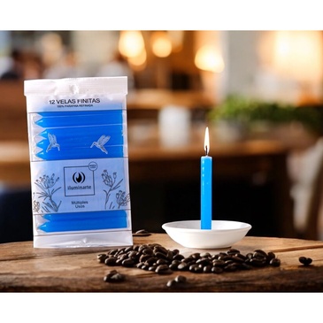 Velas Finitas x 12 Unid. - Aromanza