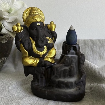 Porta Conos Ganesh 12 cm  - Aromanza