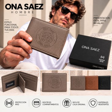 Billetera Protegida RFID Con Volante Ona Saez