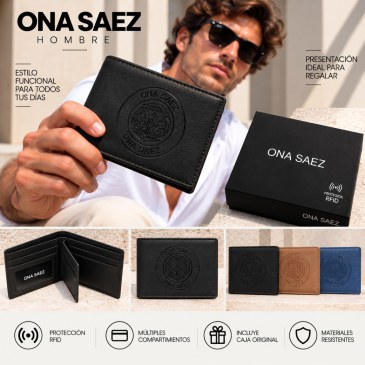 Billetera Protegida RFID Con Volante Ona Saez