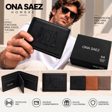 Billetera Protegida RFID Con Volante Ona Saez