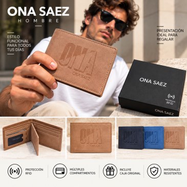Billetera Protegida RFID Con Volante Ona Saez