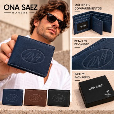 Billetera Protegida RFID Con Volante Ona Saez