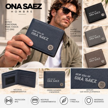 Billetera Protegida RFID  Ona Saez