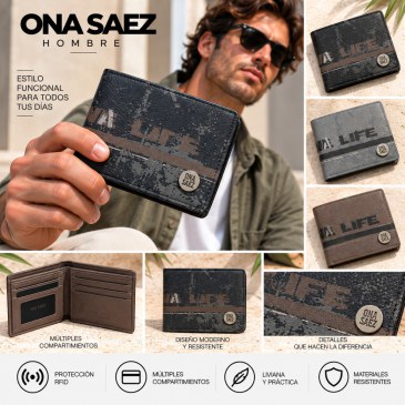 Billetera Protegida RFID  Ona Saez