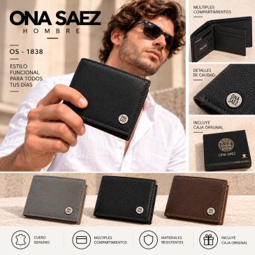 Billetera Protegida RFID Con Volante Ona Saez
