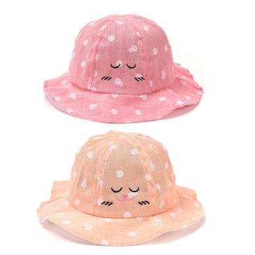 Gorra Piluso Infantil Con Moño Skora