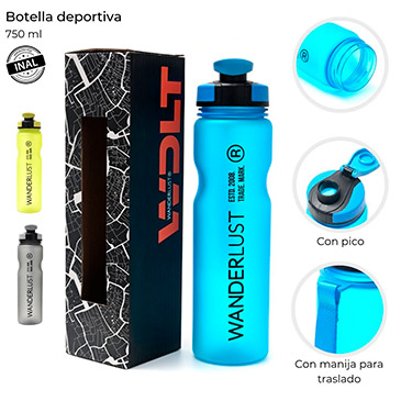 Botella Con Pico 750ml - Wanderlust