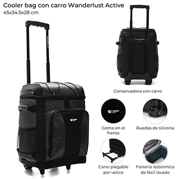 Cooler Bag Con Carro Plegable - Wanderlust