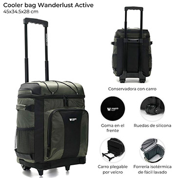 Cooler Bag Con Carro Plegable - Wanderlust