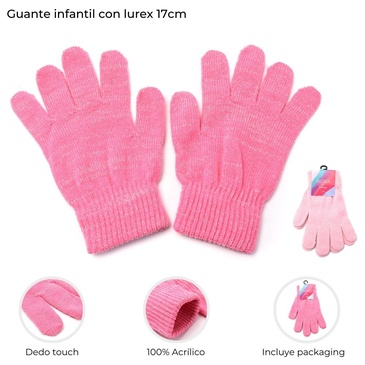 Guante Infantil Con Lurex  Skora