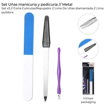 Venta por Mayor y Catalogo Set Uñas Manicura y Pedicuria  Skora