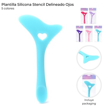 Plantilla Silicona Stencil Delineado Ojos  Skora