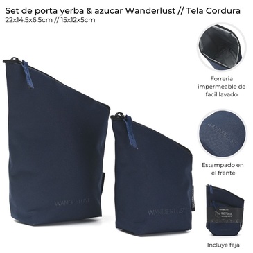Set Porta Yerba y Azucar Wanderlust