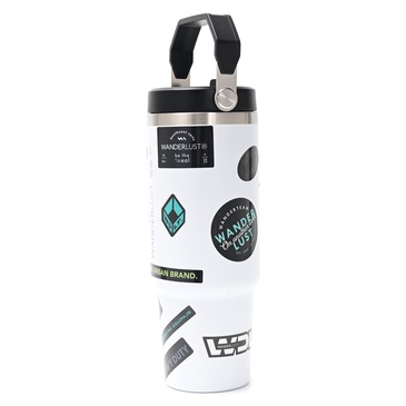Vaso Termico Con Pico 900ml  Incluye Stickers - Wanderlust