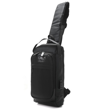 Morral Sling Engomado Con Cerradura y USB Tela Impermiable  - Wanderlust