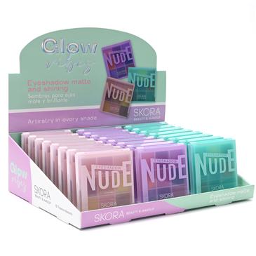 Sombras para ojos combinadas x 9 tonos - Skora