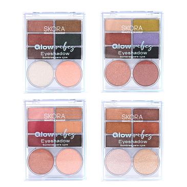 Sombras para ojos combinadas x 6 tonos - Skora