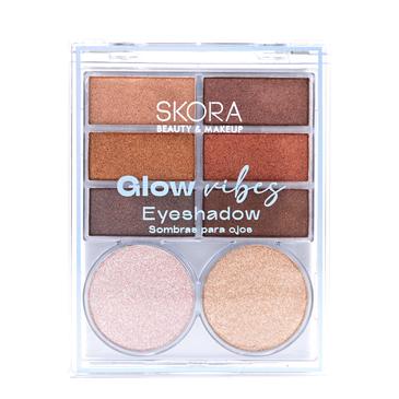 Sombras para ojos combinadas x 6 tonos - Skora