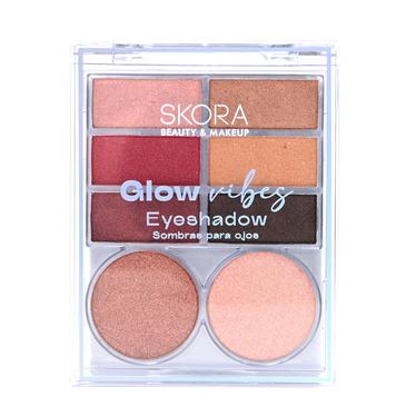 Sombras para ojos combinadas x 6 tonos - Skora