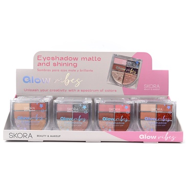 Sombras Para Ojos Combinadas x 6 Tonos - Skora