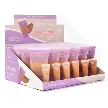 Base De Maquillaje Fluida En Pomo - Skora