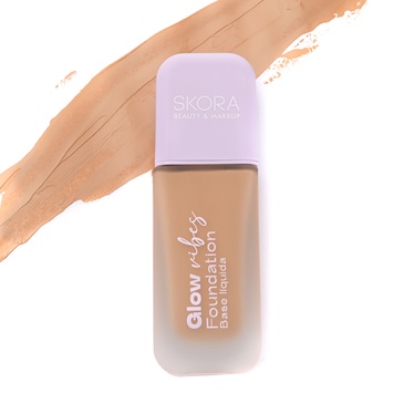 Base De Maquillaje Fluida Envase De Vidrio Con Difusor  - Skora