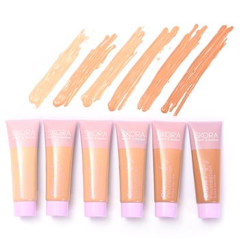 Base De Maquilaje Fluida En Pomo - Skora