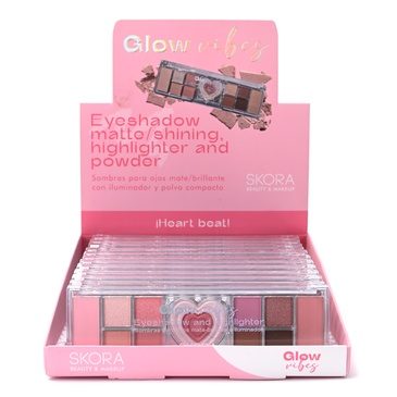 Sombras Para Ojos Combinadas x 12 Tonos - Skora