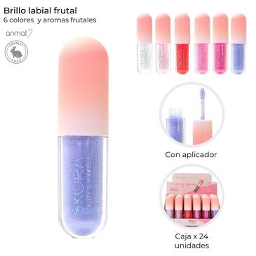 Venta por Mayor y Catalogo Brillo Labial Frutal Skora