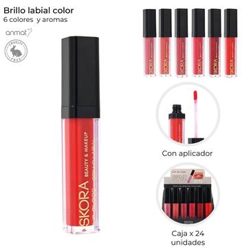 Venta por Mayor y Catalogo Brillo Labial Color Skora