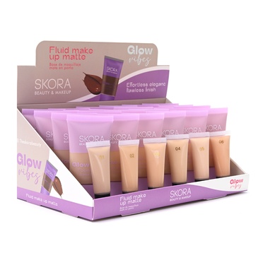 Base Maquillaje Fluida En Pomo - Skora