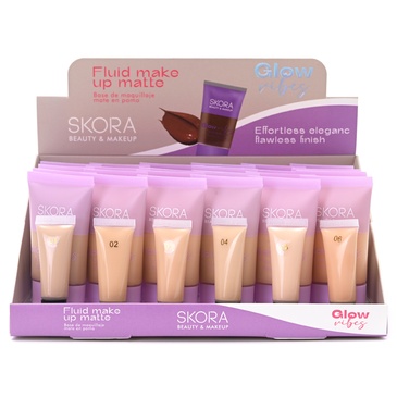 Base Maquillaje Fluida En Pomo - Skora
