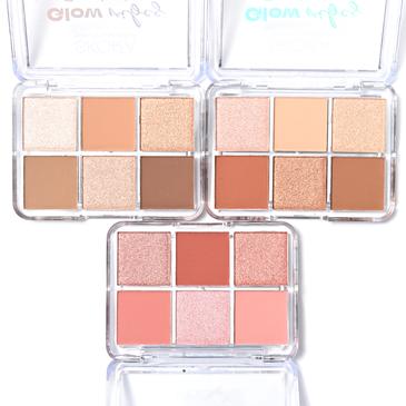 Sombras Para Ojos Combinadas x 6 Tonos  - Skora