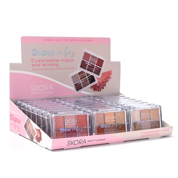 Sombras Para Ojos Combinadas x 6 Tonos  - Skora