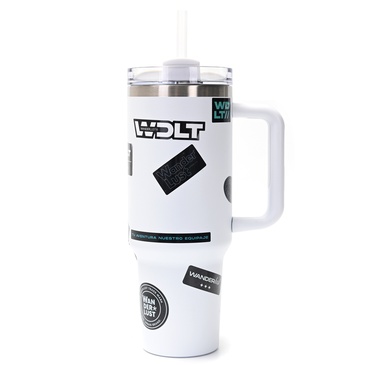 Vaso Termico Con Bombilla 1200ml  Incluye Stickers - Wanderlust