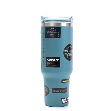 Vaso Termico Con Bombilla 1200ml  Incluye Stickers - Wanderlust