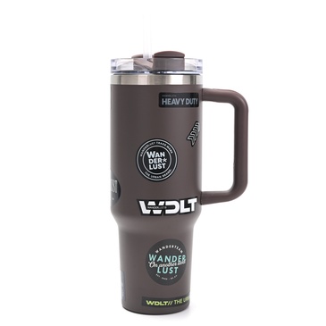 Vaso Termico Con Bombilla 1200ml  Incluye Stickers - Wanderlust