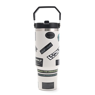 Vaso Termico Con Pico 900ML  Incluye Stickers - Wanderlust