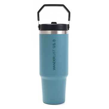 Vaso Termico Con Pico 900ML  Incluye Stickers - Wanderlust