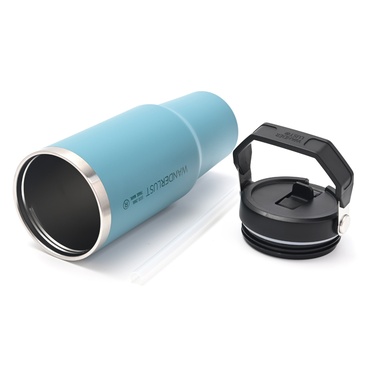 Vaso Termico Con Pico 900ML  Incluye Stickers - Wanderlust