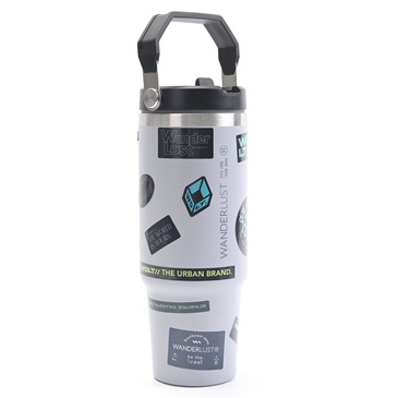 Vaso Termico Con Pico 900ML  Incluye Stickers - Wanderlust