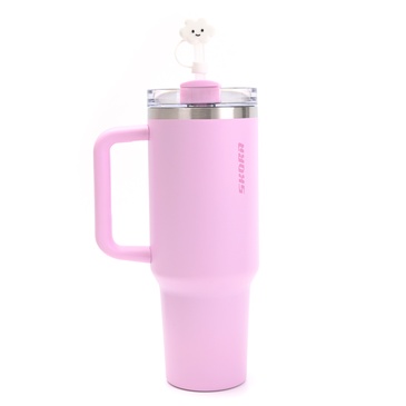Vaso Termico Con Bombilla y Tapon Nube 1200ML - Skora