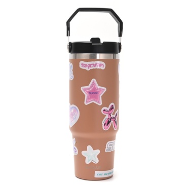Vaso Termico Con Pico 900ML  Incluye Stickers - Skora