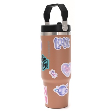 Vaso Termico Con Pico 900ML  Incluye Stickers - Skora