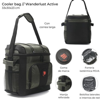Cooler Bag Con Correa Larga  Wanderlust