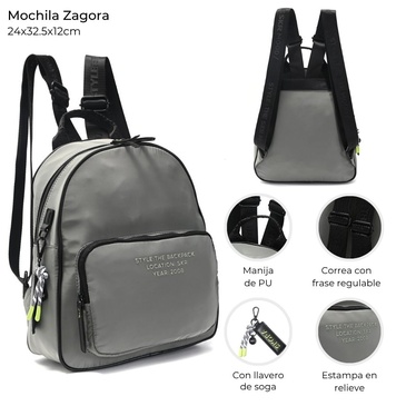 Mochila Zagora Con Llavero  Skora
