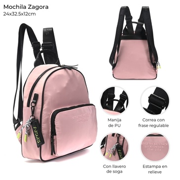 Mochila Zagora Con Llavero Skora